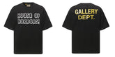 GALLERY DEPT. Oversized Graphic T-Shirt | House of Horrors Front & Gold Logo Back