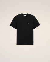 Black Cotton Ami De Coeur T-shirt