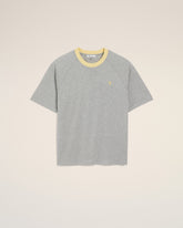 Grey Cotton Ami De Coeur T-Shirt