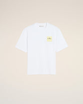 White Cotton Post It "Je T'Aime" T-Shirt