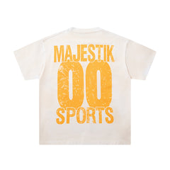 Majestik “Paradise” Supercar Vintage Tee(Off-White / Cream)