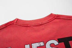 Majestik “Football Bears” Sports Vintage Tee(Red)