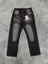 Vale Forever Rhinestone Washed Distressed Jeans