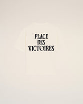 White Cotton Place Des Victoires Print T-shirt