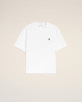 White cotton t-shirt with Ami de Coeur tulip