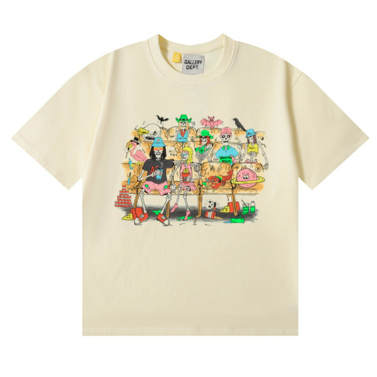Gallery Dept. Skeleton Cast Oversized Tee – Vintage Cream