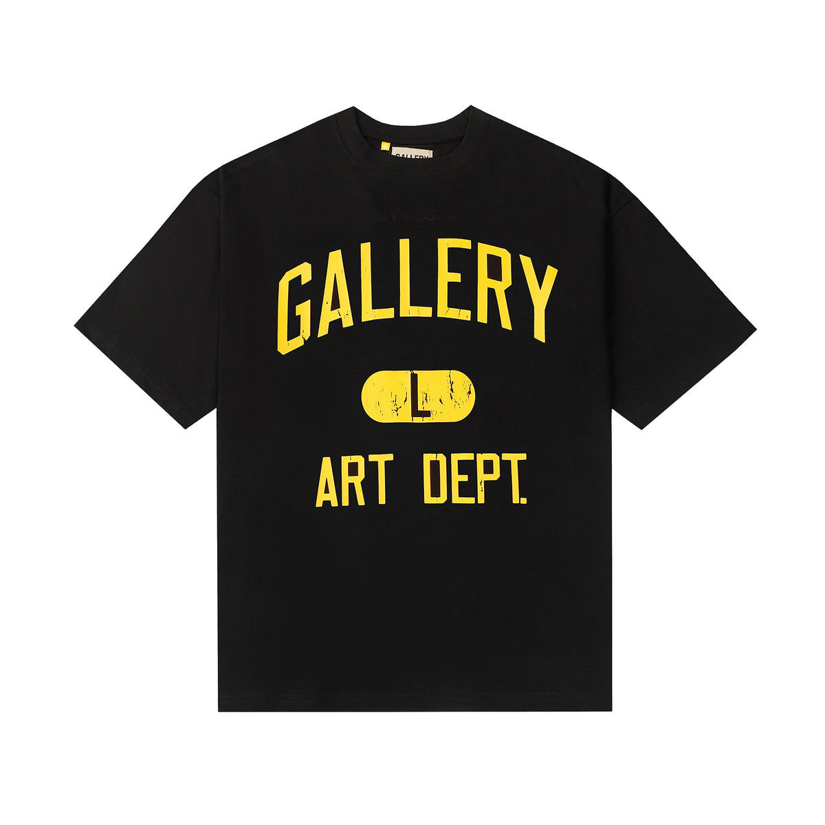 Gallery Dept. “Art Hope” Black Tee – Minimalist Gold Foil Logo Statement Piece