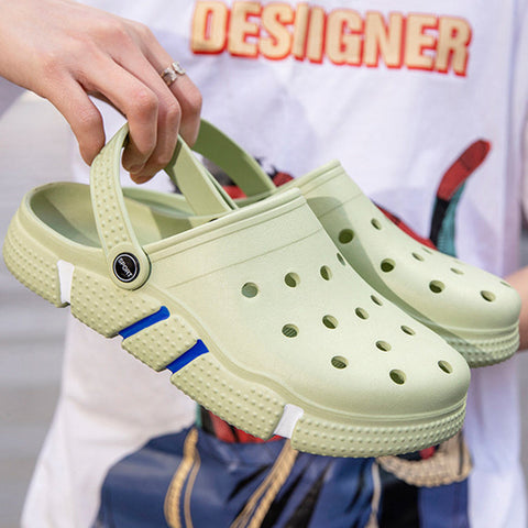 Comfortable Men Sandals Summer Hole Shoes Beach Slippers for Daily We