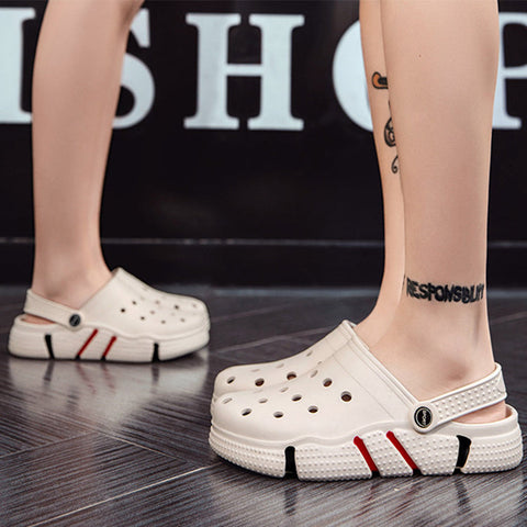 Comfortable Men Sandals Summer Hole Shoes Beach Slippers for Daily We