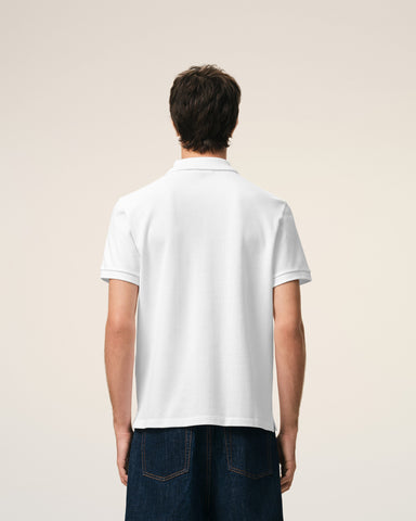 White Cotton polo with Ami De Coeur