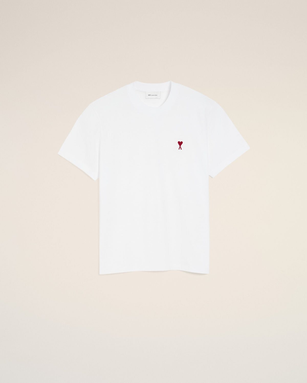 White cotton t-shirt with Ami de Coeur