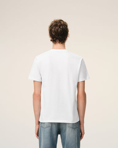 White cotton t-shirt with Ami de Coeur
