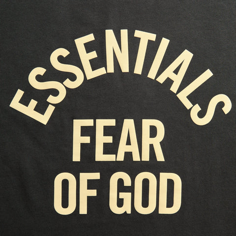 Essentials Campus 90s Short Sleeve Tee - Faded Black