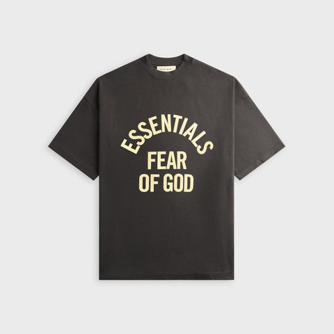 Essentials Campus 90s Short Sleeve Tee - Faded Black
