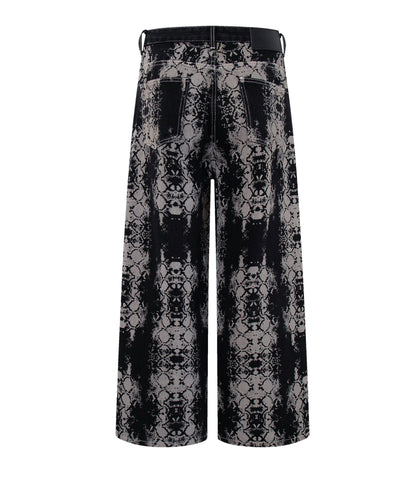 SNAKESKIN DENIM