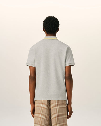 Grey Cotton Ami De Coeur Polo