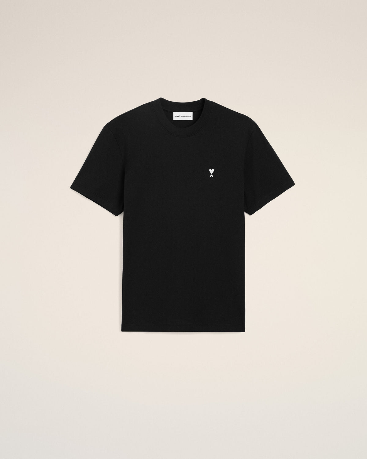 Black Cotton Ami De Coeur T-shirt