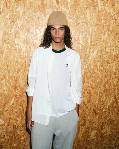White Cotton Ami De Coeur T-Shirt