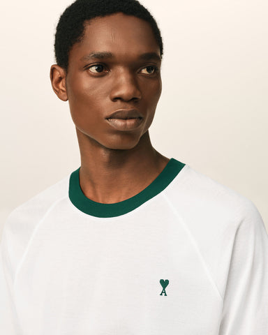 White Cotton Ami De Coeur T-Shirt