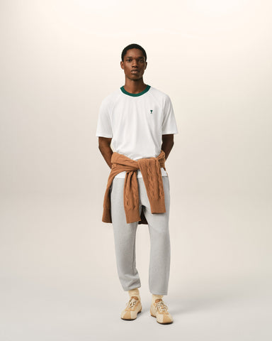 White Cotton Ami De Coeur T-Shirt