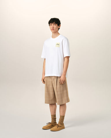White Cotton Post It "Je T'Aime" T-Shirt