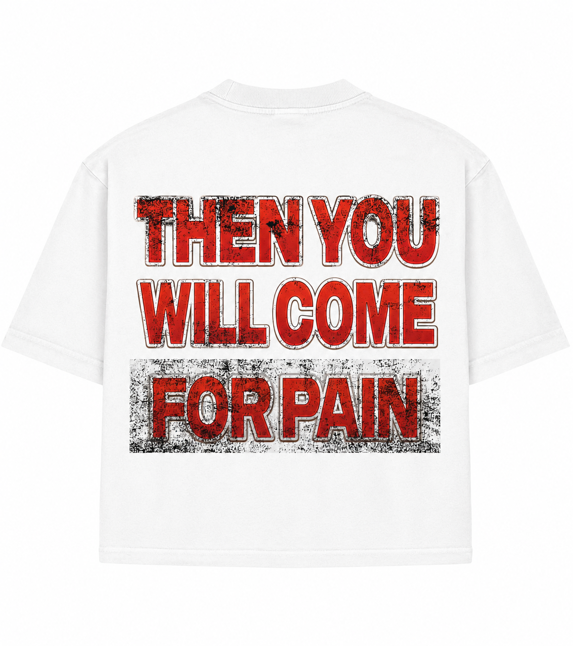 GLAZA GOD Flowers - Heavyweight Terry Oversized Tee- White