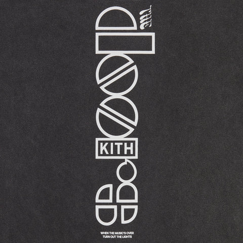 Kith Records for The Doors Morrison Logo Vintage Tee - Black