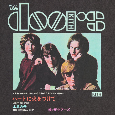 Kith Records for The Doors Japan Import Vintage Tee - Black