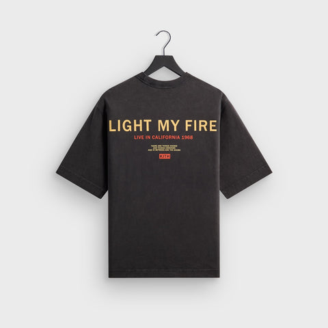 Kith Records for The Doors Live in Hollywood Vintage Alex Tee - Black
