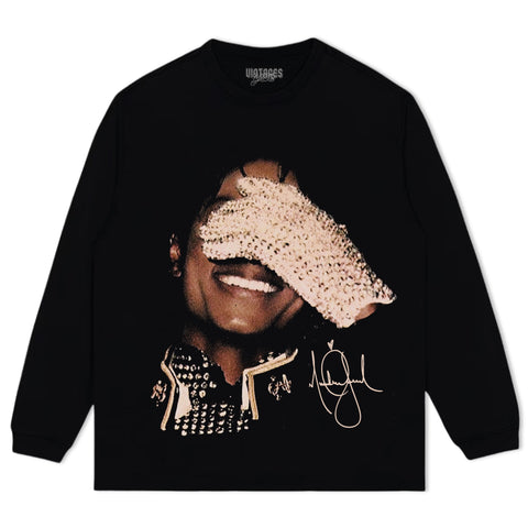 MICHAEL JACKSON GLOVE TANK TOP & TEE & LONG SLEEVE & LAYERED LS & HOODIE