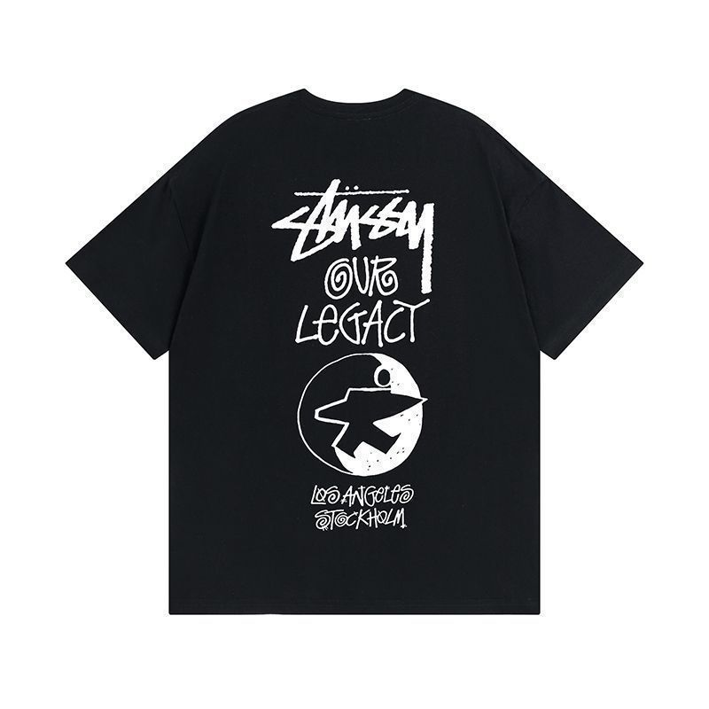 FLA x OUR LEGACY Surfman Shower Skateboard Figure Loose Summer T-Shirt for Men and Women