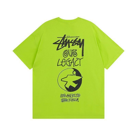 FLA x OUR LEGACY Surfman Shower Skateboard Figure Loose Summer T-Shirt for Men and Women