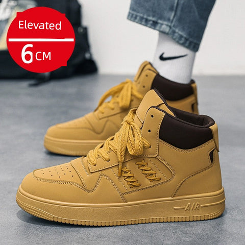 Men's Vintage Casual Canvas Shoes for Spring and Autumn Sports High-Top