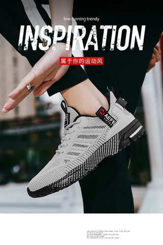 High Quality Men's Running Shoes Summer Sports Marathon Shoes Men Gym Sneakers Orange Trendy Sneakers Men zapatillas de hombre
