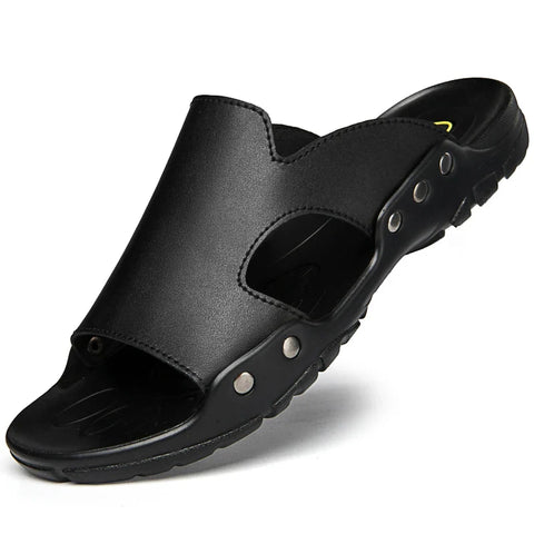 New 2024 Large Size 37-52 Men Cork Slippers Summer Casual Double Buckle Non-slip Clogs Slides Slip on Flip Flop Men Shoes Unisex
