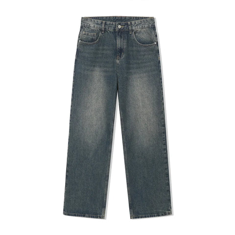 Men Classic Denim Pants Male Wide-leg Men Clothing