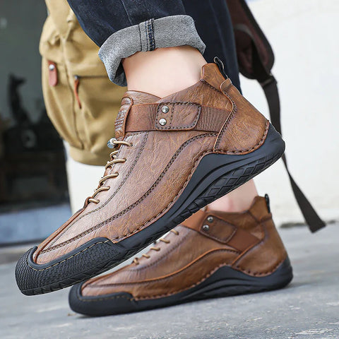 Handmade Leather Shoes Men Casual Sneakers Driving Shoe LeatherMen Shoes Hot Sale Moccasins Tooling Shoe Footwear