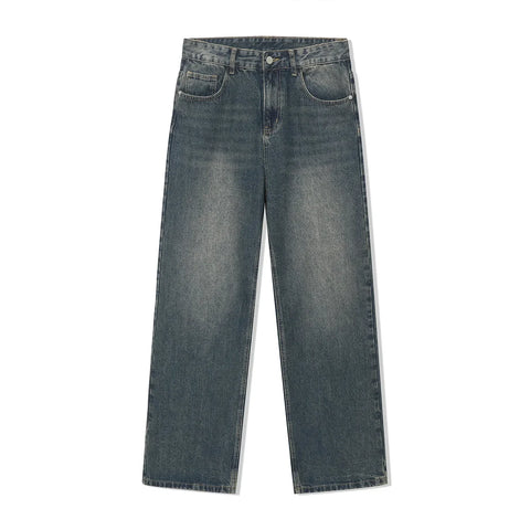Men Classic Denim Pants Male Wide-leg Men Clothing