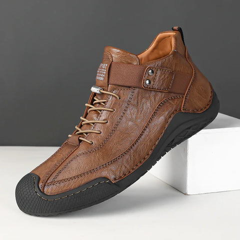 Handmade Leather Shoes Men Casual Sneakers Driving Shoe LeatherMen Shoes Hot Sale Moccasins Tooling Shoe Footwear