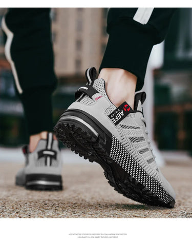 High Quality Men's Running Shoes Summer Sports Marathon Shoes Men Gym Sneakers Orange Trendy Sneakers Men zapatillas de hombre