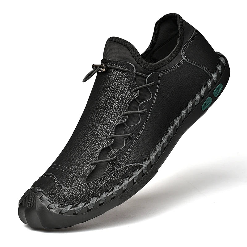 Classic Leather Shoes Men loafers Casual Sneakers Handmade Outdoor Men Shoes Leather Hot Sale Casual Wallking Footwear