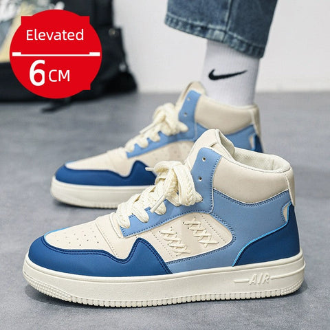 Men's Vintage Casual Canvas Shoes for Spring and Autumn Sports High-Top