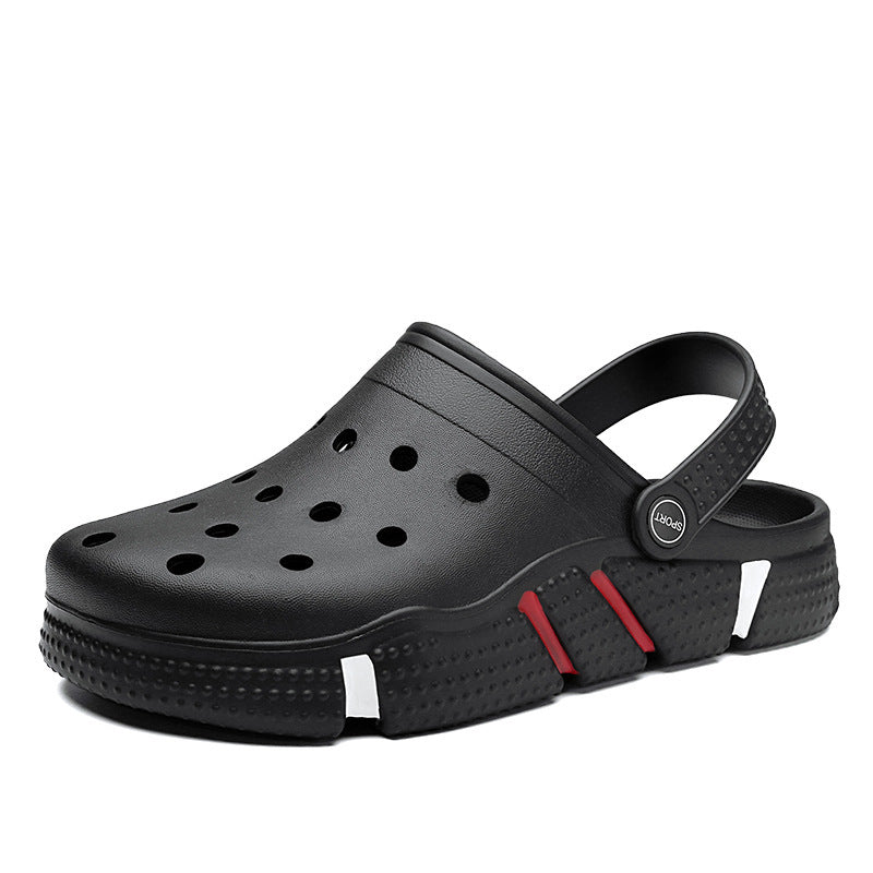Comfortable Men Sandals Summer Hole Shoes Beach Slippers for Daily We