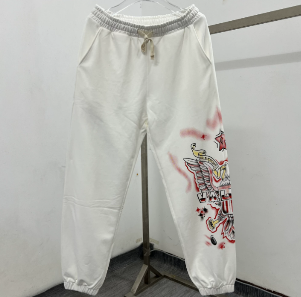 Vale Forever Off-White Eagle Graphic Joggers