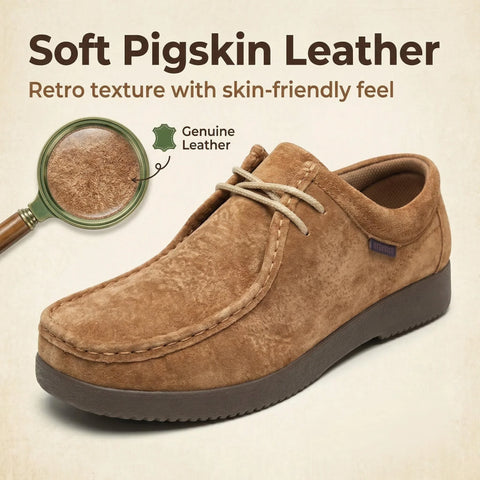 Men's Comfortable Shoes with Genuine Leather and Comfort Fit